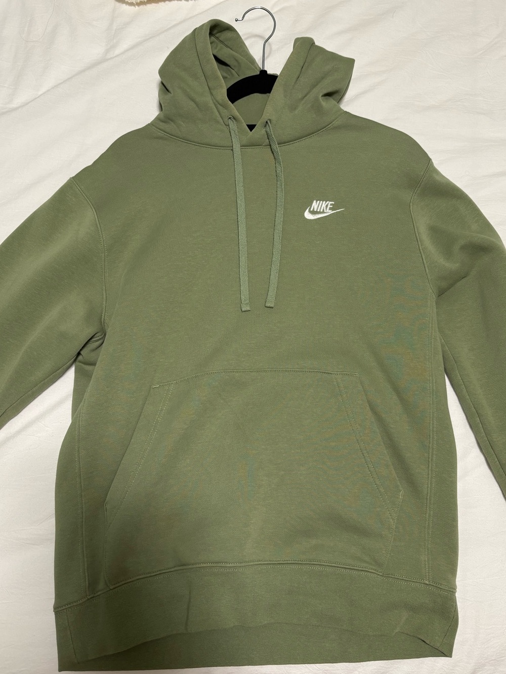 Nike Olive Green Classic Pullover Hoodie